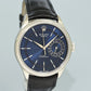 MINT Rolex Cellini Date Blue Dial White Gold 39mm Leather Automatic 50519 Watch Box