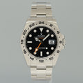 STICKERED NEW PAPERS 226570 Rolex Explorer II 42mm Black Steel 42mm Watch Box