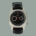 2006 PAPERS Panerai Ferrari FER0004 Steel Chrono Black Dial Watch Box