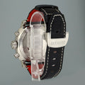 2006 PAPERS Panerai Ferrari FER0004 Steel Chrono Black Dial Watch Box