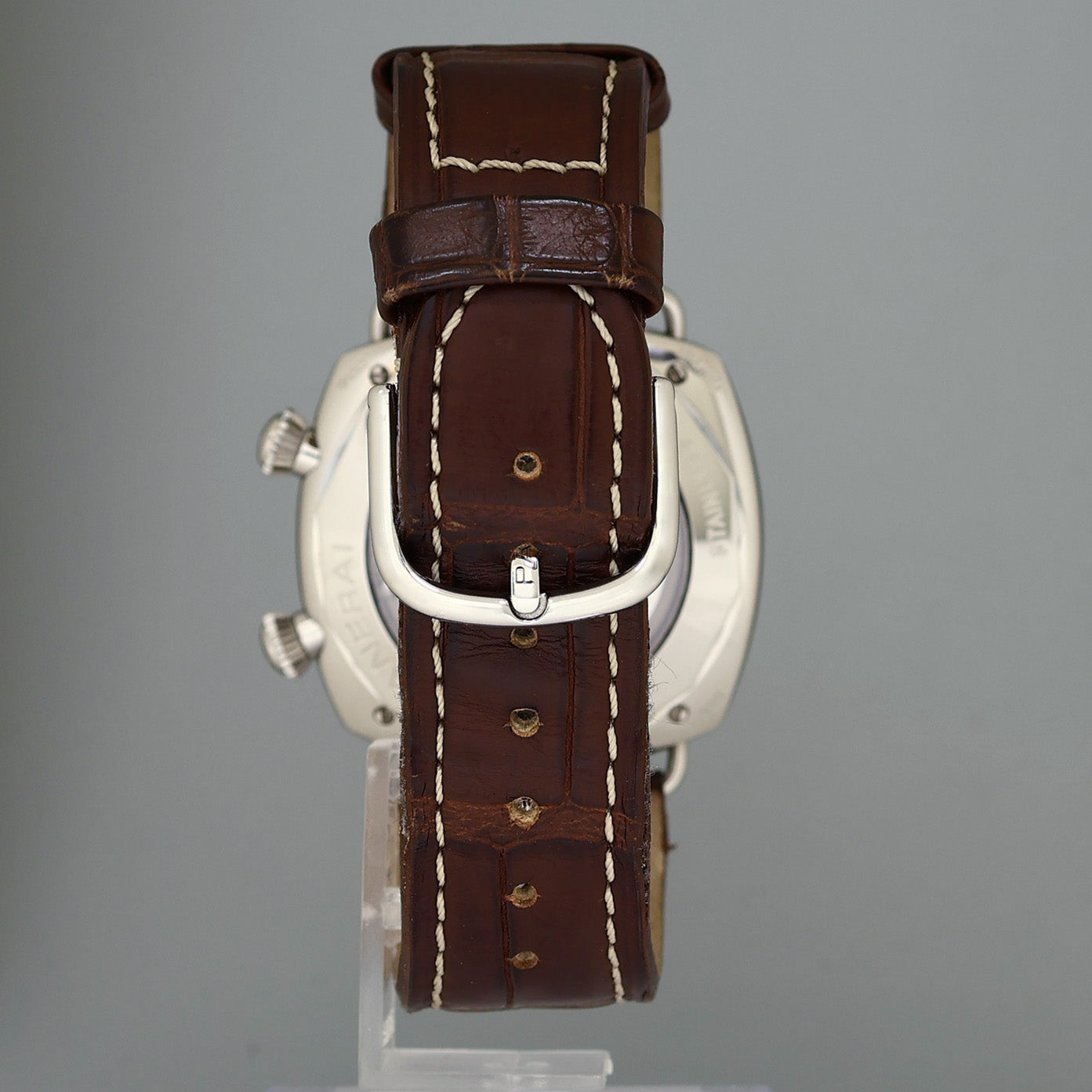 PAPERS Panerai Radiomir GMT PAM00098 Stainless Steel Black Dial Alarm 42mm Watch Box