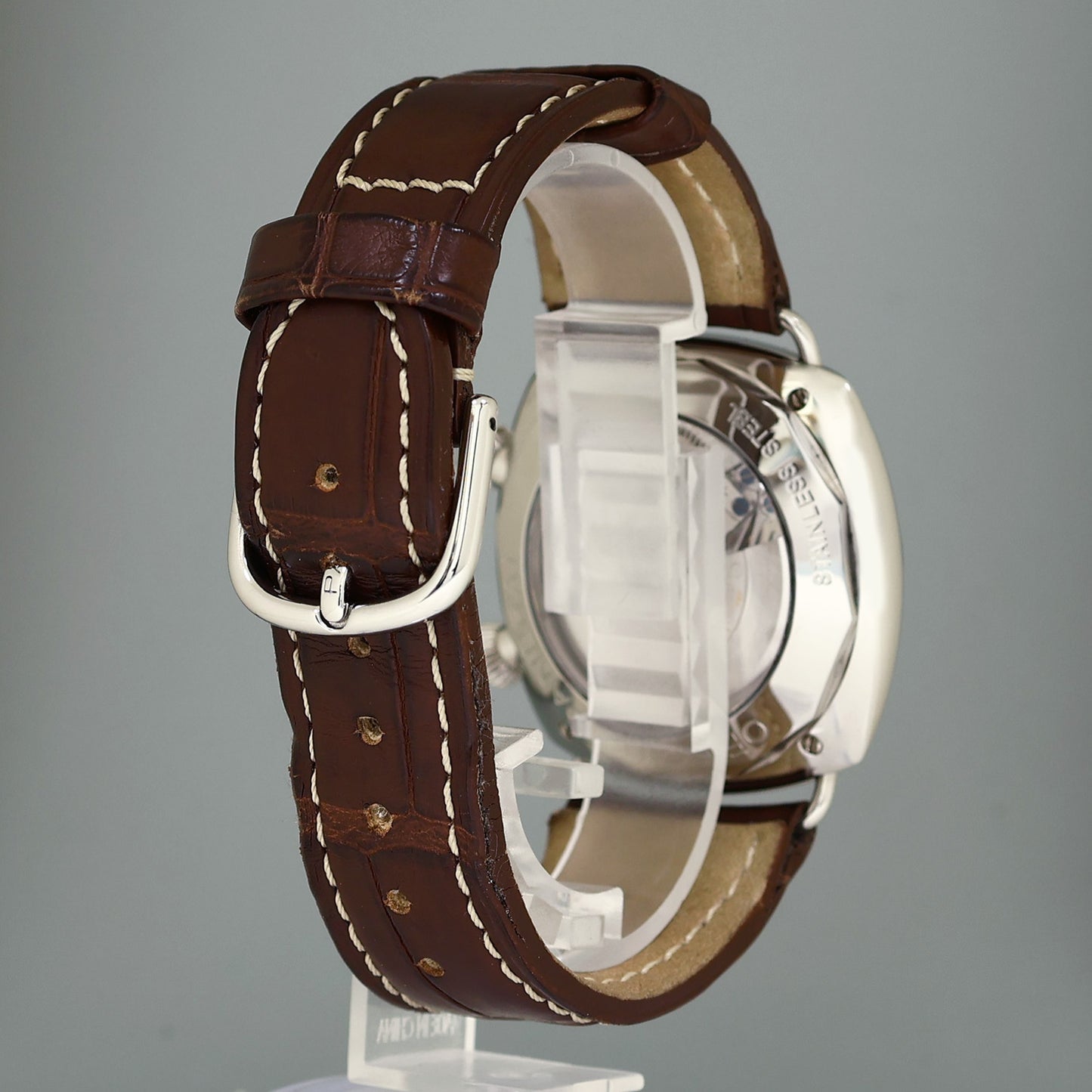 PAPERS Panerai Radiomir GMT PAM00098 Stainless Steel Black Dial Alarm 42mm Watch Box