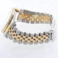 DIAMOND BEZEL Rolex DateJust 16233 Two-Tone  Yellow Gold MOP Jubilee Watch Box