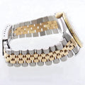 DIAMOND BEZEL Rolex DateJust 16233 Two-Tone  Yellow Gold MOP Jubilee Watch Box