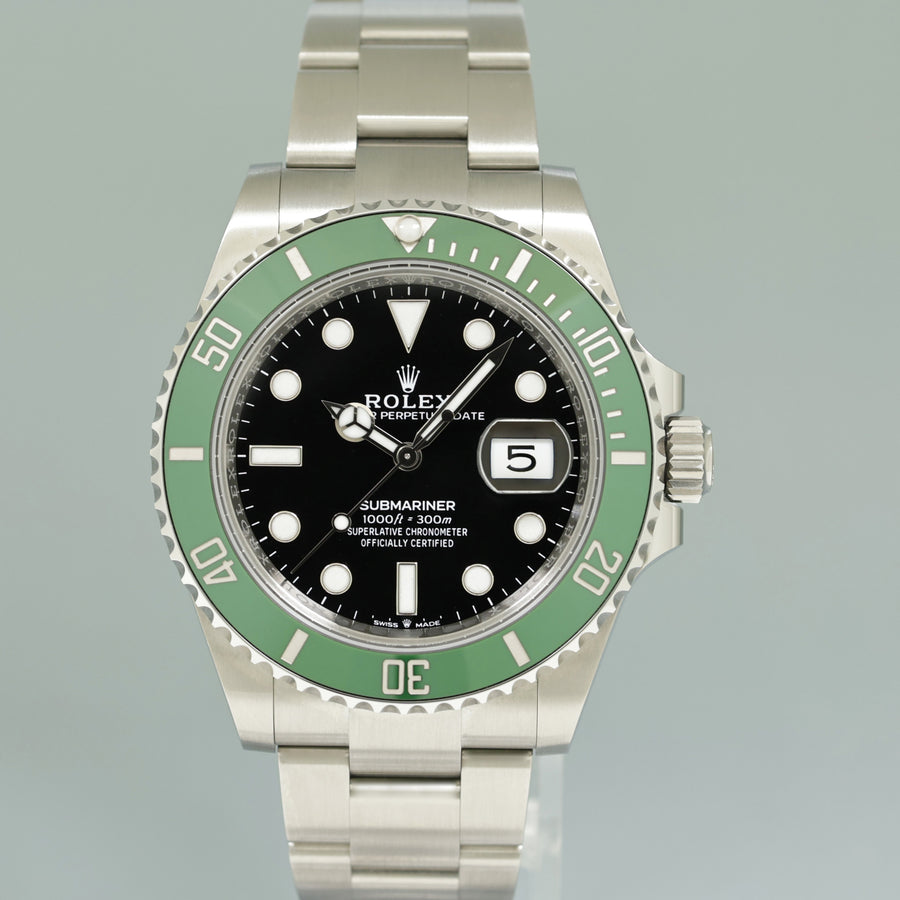 MAR 2025 NEW PAPERS Rolex Submariner 41mm STARBUCKS MK2 126610LV Watch Box
