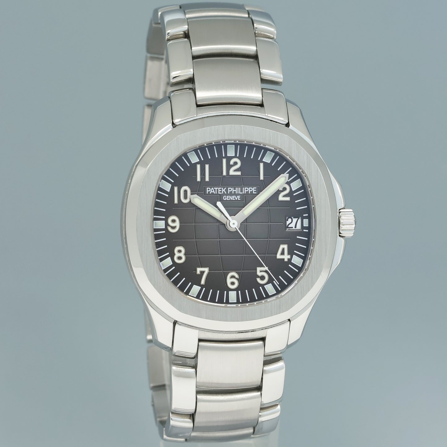 MINT Patek Philippe Aquanaut 40mm Steel Bracelet Black 5167a Watch Box