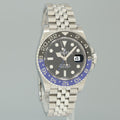 2022 MINT Rolex GMT Master II Batman Blue Jubilee Ceramic 126710BLNR Watch Box