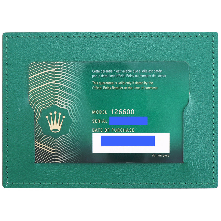 2021 NEW PAPERS Rolex Red Seadweller SD43 126600 43mm Mark 2 Watch Box