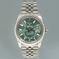 2025 NEW Rolex 336934 Sky-Dweller Steel Green Jubilee 42mm Watch Box