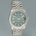 2025 NEW Rolex 336934 Sky-Dweller Steel Green Jubilee 42mm Watch Box