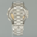 MINT PAPERS Patek Philippe Nautilus 5990/1A-001 Grey Dial 40.5mm Travel Time Chronograph Stainless Steel Watch Box