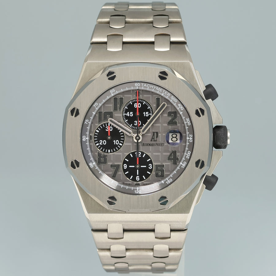2026 Service Audemars Piguet Royal Oak Offshore Chrono Titanium 26170Ti Ghost Watch
