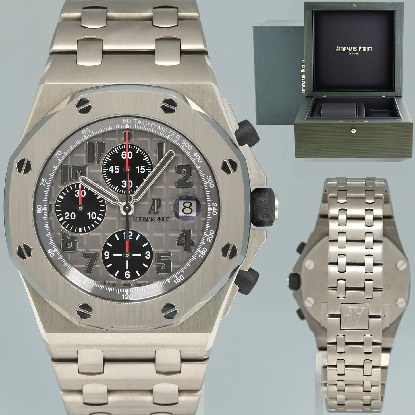 2026 Service Audemars Piguet Royal Oak Offshore Chrono Titanium 26170Ti Ghost Watch