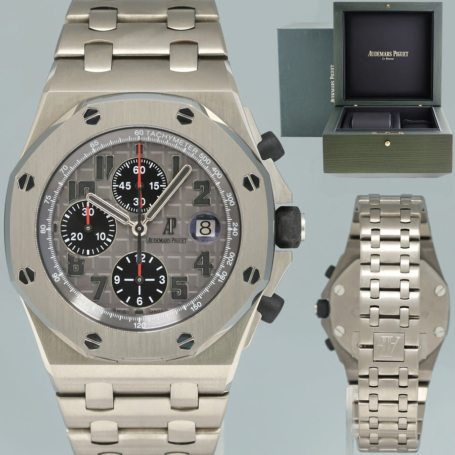 2026 Service Audemars Piguet Royal Oak Offshore Chrono Titanium 26170Ti Ghost Watch