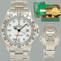 1998 MINT Rolex Explorer II White 16570 40mm Polar Stainless Steel Watch Box