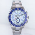 2019 MINT PAPERS Rolex Yacht-Master II 2 MERC HANDS Steel 44mm Blue 116680 Watch