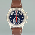 MINT Patek Philippe 5960G White Gold Chrono Blue Annual Calendar 40.5mm Watch