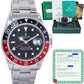 PAPERS FAT LADY Papers Rolex GMT-Master II 2 Coke Red Steel 16760 40mm Watch Box