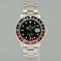 1996 MINT COKE Rolex GMT-Master II Red Black Steel 16710 40mm Watch Box