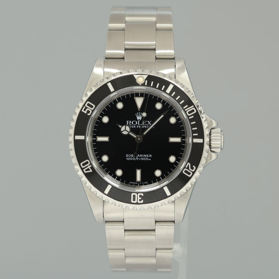 2025 ROLEX CPO PAPERS Rolex Submariner No-Date 2 Line 14060 Steel Black Watch Box