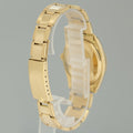 Rolex Date 34mm Oyster Perpetual 1503 Yellow Gold Champagne Watch Box