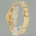 Rolex Date 34mm Oyster Perpetual 1503 Yellow Gold Champagne Watch Box