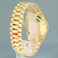 2025 NEW PAPERS Rolex Day Date 40 Yellow Gold Green Ombre Baguette 228398RBR Watch