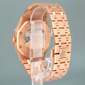 PAPERS MINT Audemars Piguet Royal Oak 41mm Rose Gold 15400OR Blue Dial Watch Box