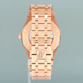 PAPERS MINT Audemars Piguet Royal Oak 41mm Rose Gold 15400OR Blue Dial Watch Box