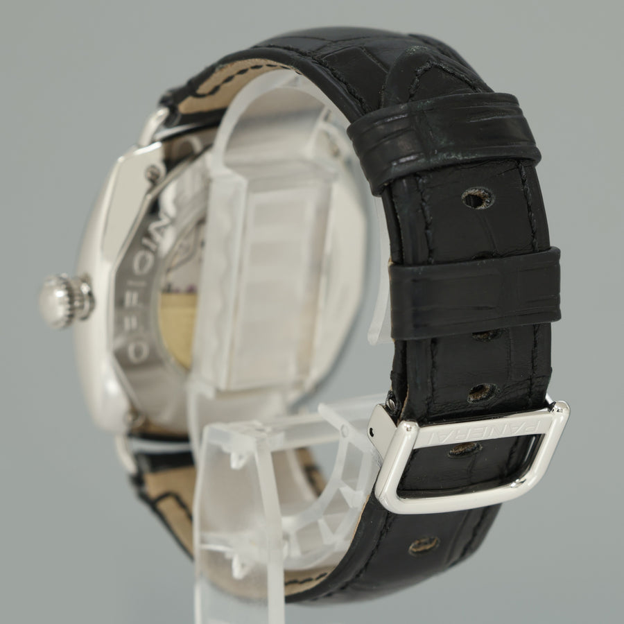 MINT Panerai Radiomir Stainless Steel Black 42mm Leather PAM0014 Watch