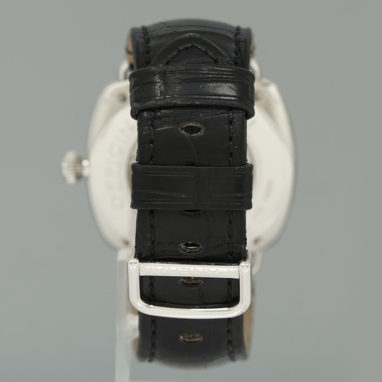 MINT Panerai Radiomir Stainless Steel Black 42mm Leather PAM0014 Watch