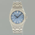 2026 Papers Audemars Piguet Royal Oak Steel 15550ST.OO.1356ST.08 Tiffany Blue Watch