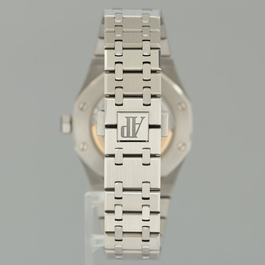 2026 Papers Audemars Piguet Royal Oak Steel 15550ST.OO.1356ST.08 Tiffany Blue Watch