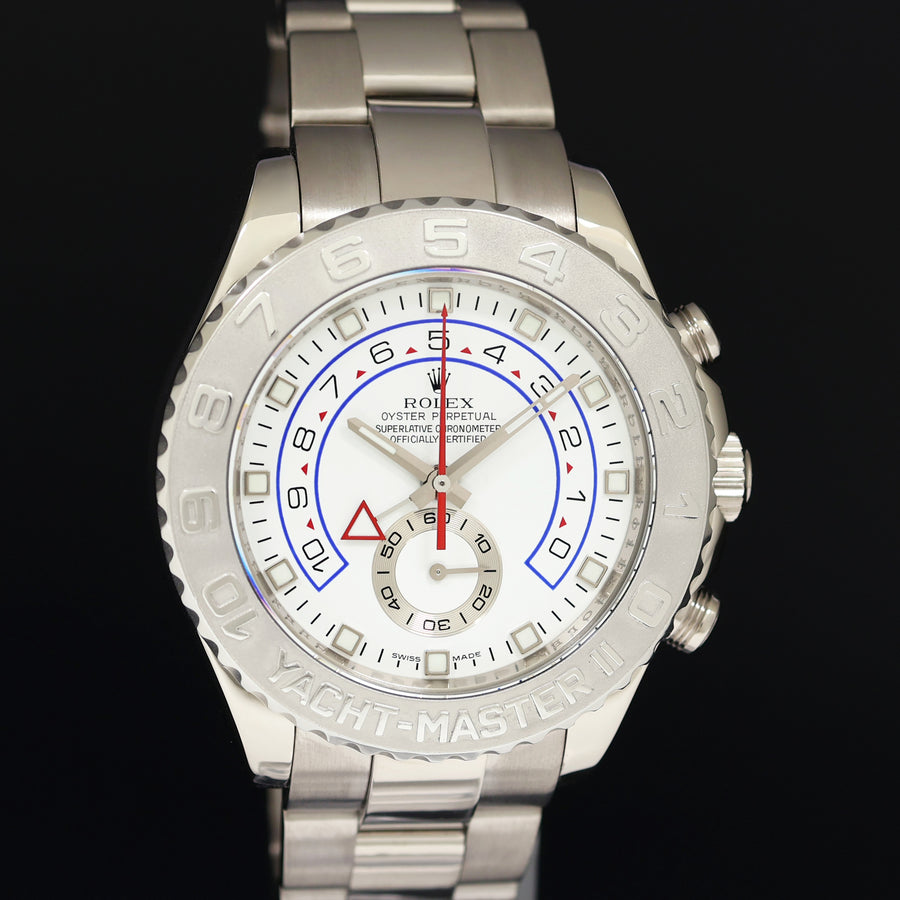 PAPERS MINT Rolex Yacht-Master II 2 White Gold Oyster 44mm 116689 Watch Box