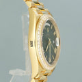 2025 NEW PAPERS Rolex Day Date 40 Yellow Gold Green Ombre Baguette 228398RBR Watch