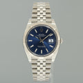 2024 NEW PAPERS Rolex DateJust 41 Blue Stick Jubilee Fluted 126334 Watch Box