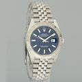 2024 NEW PAPERS Rolex DateJust 41 Blue Stick Jubilee Fluted 126334 Watch Box