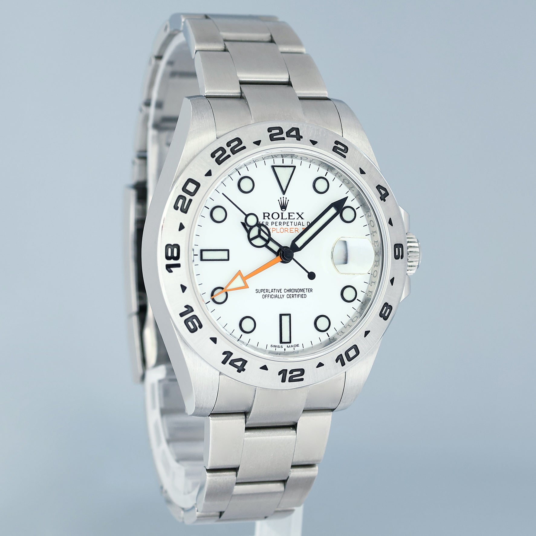 2019 MINT Rolex 216570 Explorer II Polar White Dial Steel 42mm
