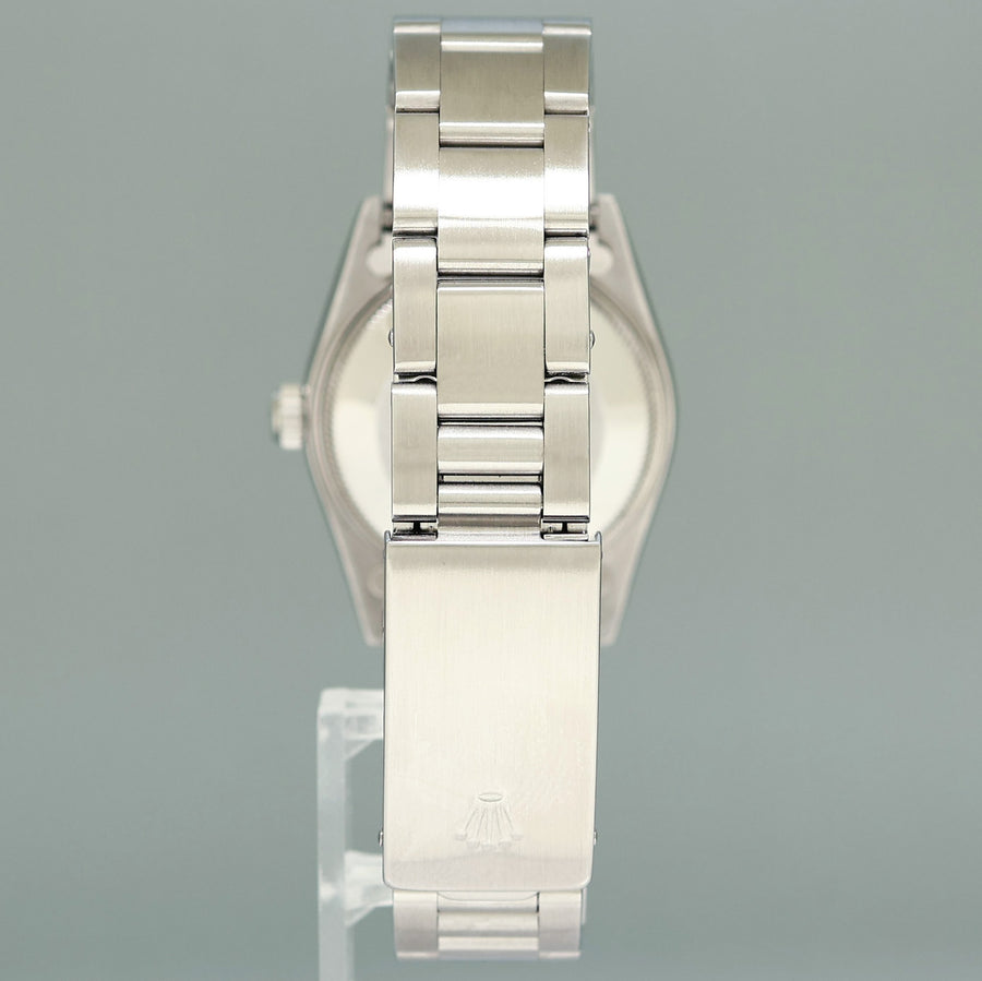 MINT Ladies Rolex Midsize Black Dial 31mm Datejust Oyster Steel 78240 Watch