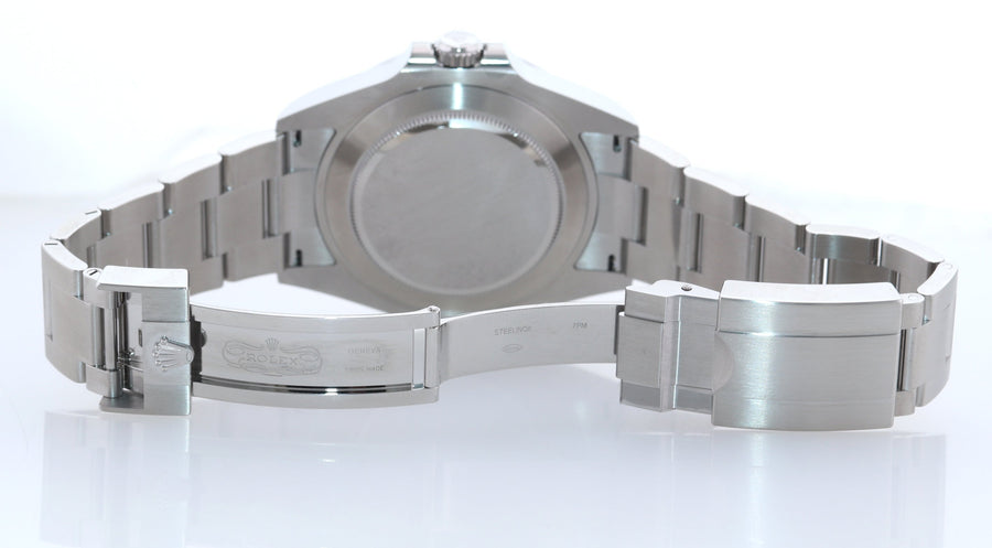 2022 NEW PAPERS 226570 Rolex Explorer II 42mm Black Steel 42mm Date Watch Box