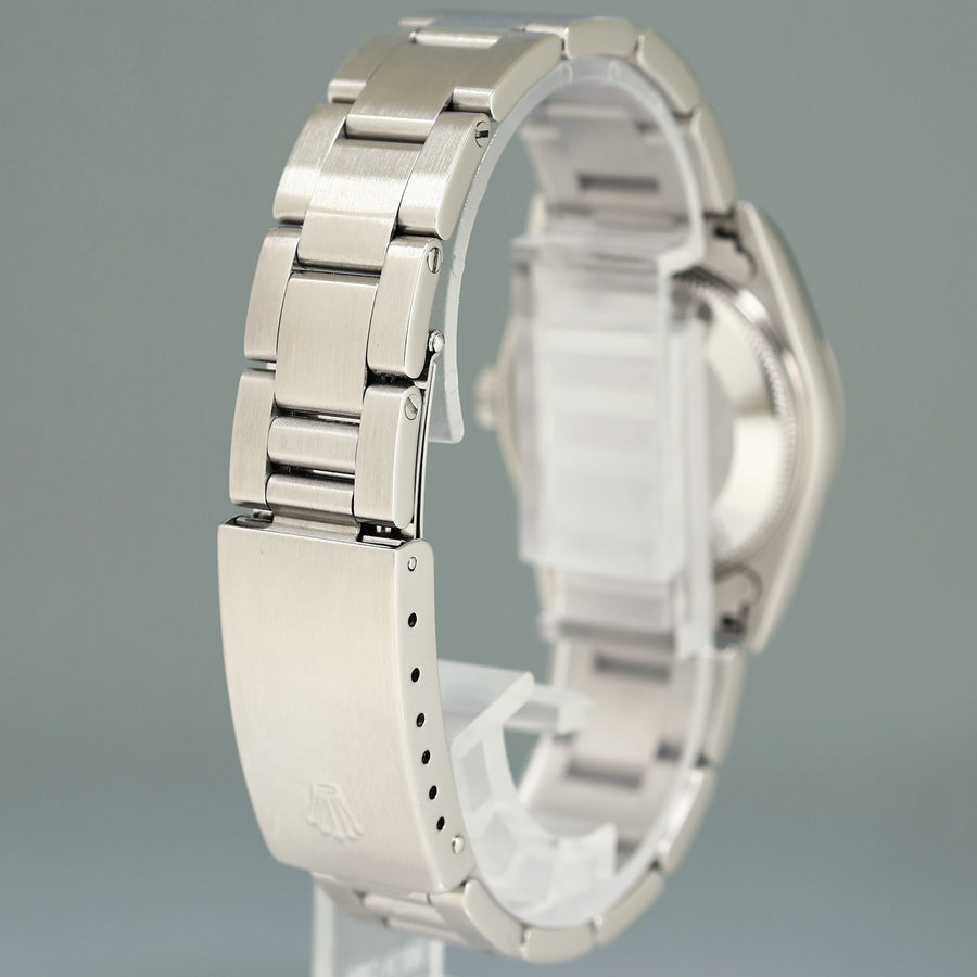 MINT Ladies Rolex Midsize Black Dial 31mm Datejust Oyster Steel 78240 Watch