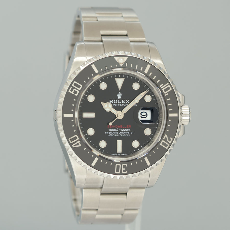 2023 NEW PAPERS Rolex Red Seadweller SD43 126600 43mm Mark 2 Watch Box