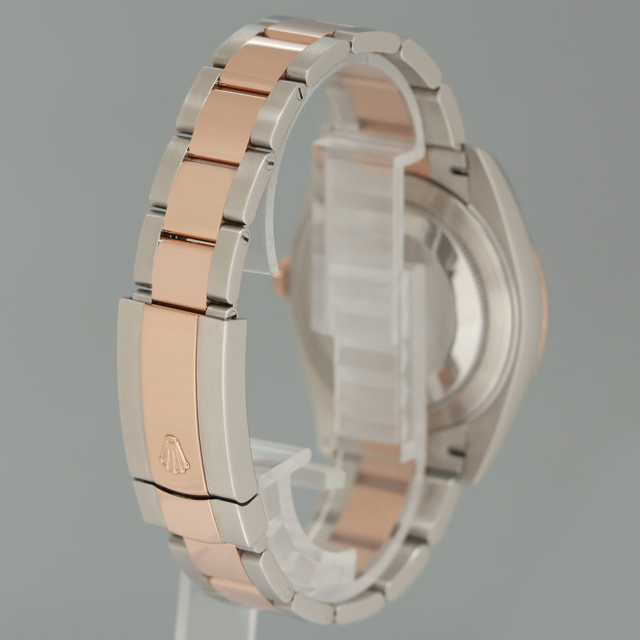 2024 NEW PAPERS Rolex DateJust 41 126331 Diamond Rose Gold Two-Tone Watch Box