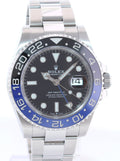 2021 NEW PAPERS Rolex 126710 GMT Master Batman Black Blue Oyster Ceramic Watch