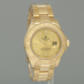 2007 MINT Rolex 40mm Yacht-Master 18k Yellow Gold 16628 Champagne Watch Box