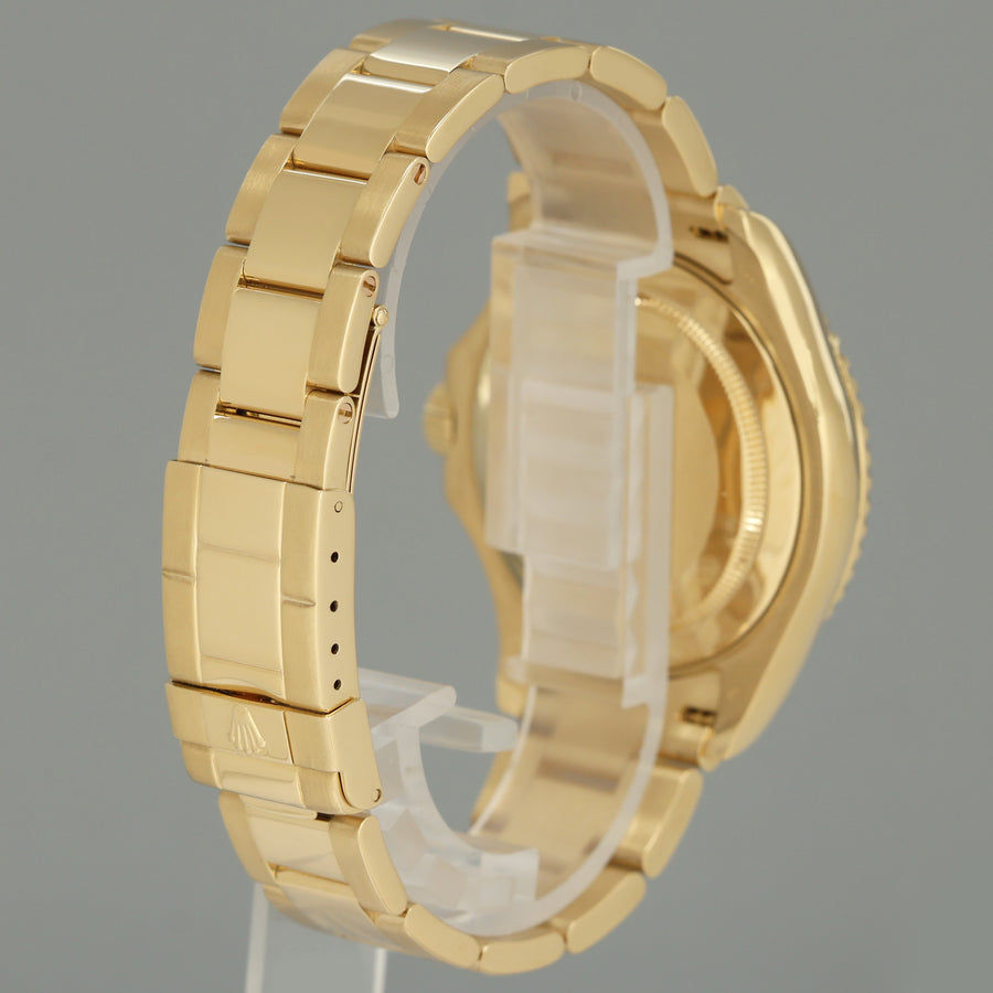 2007 MINT Rolex 40mm Yacht-Master 18k Yellow Gold 16628 Champagne Watch Box