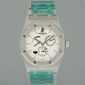 MINT Audemars Piguet Royal Oak Dual Time Steel 26120ST White Dial 39mm Watch Box