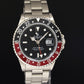 1989 Rolex GMT-Master 2 Fat Lady Coke Red Black Steel 16760 40mm Watch Box