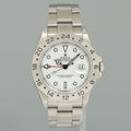 1999 Rolex Explorer II White 16570 40mm Polar Stainless Steel Watch Box
