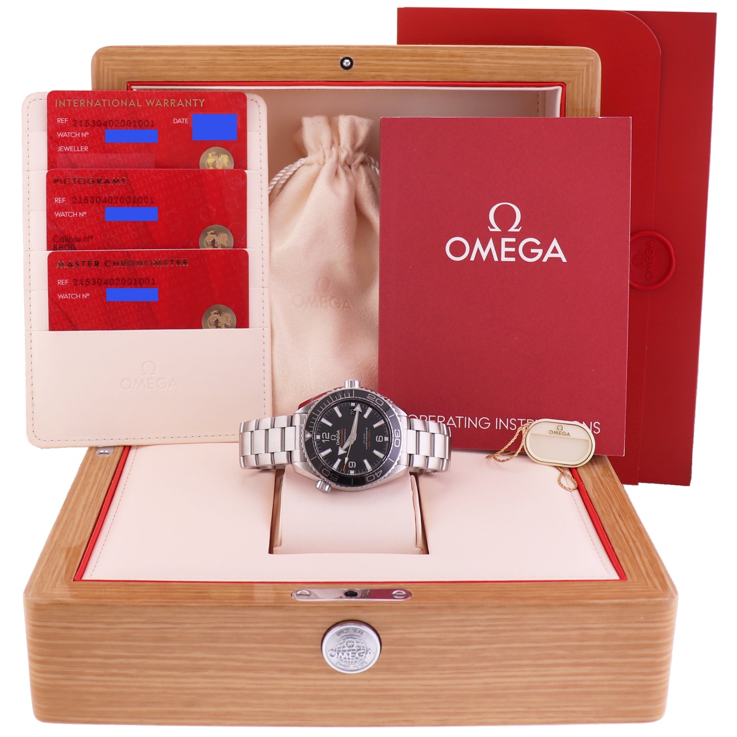 PAPERS Omega Seamaster Planet Ocean 600M 215.30.40.20.01.001 Steel 39.5mm Watch